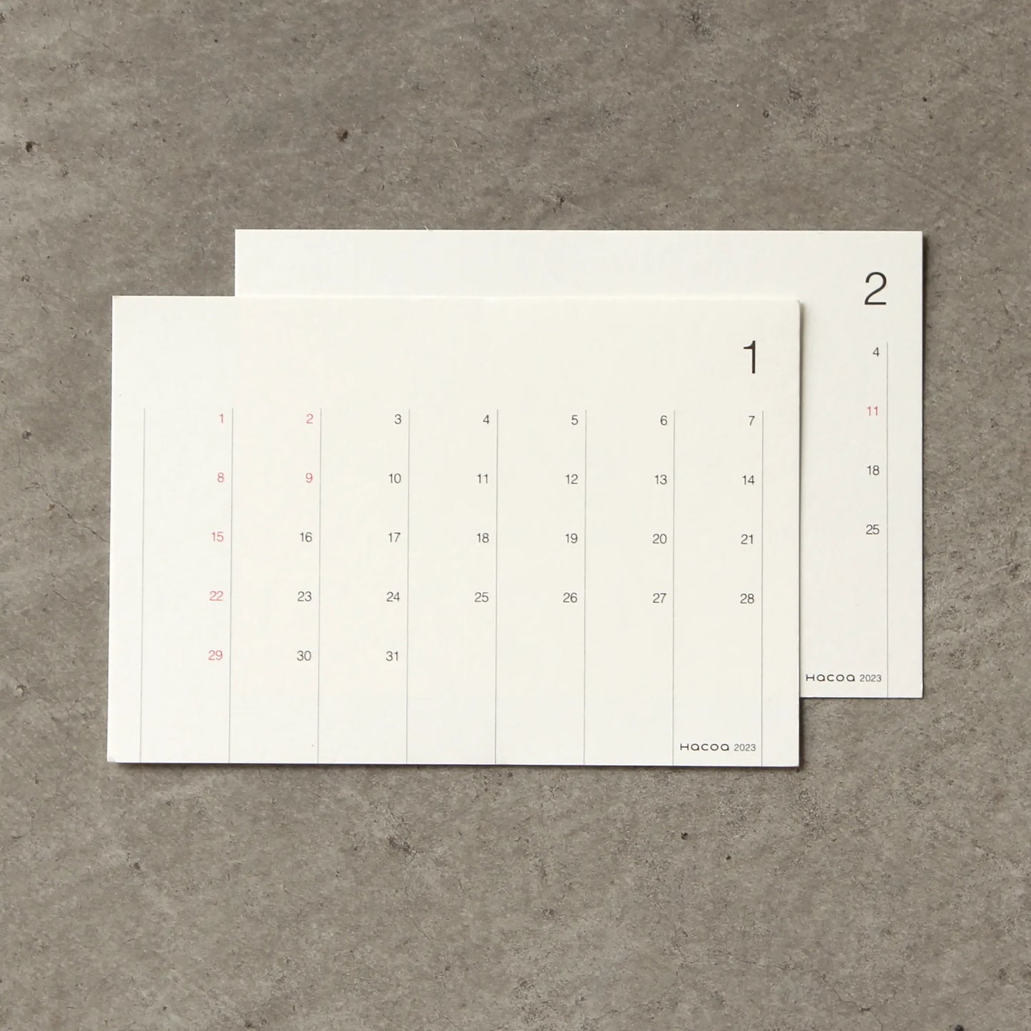 2026 Desk Calendar Refill (Paper Only)