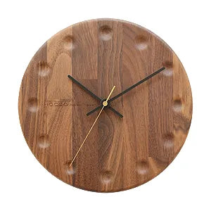Wall Clock Block Stripe - Round