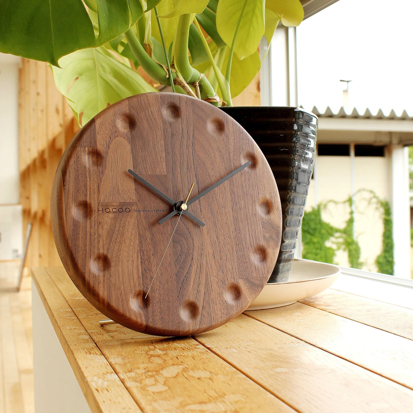 Wall Clock Block Stripe - Round
