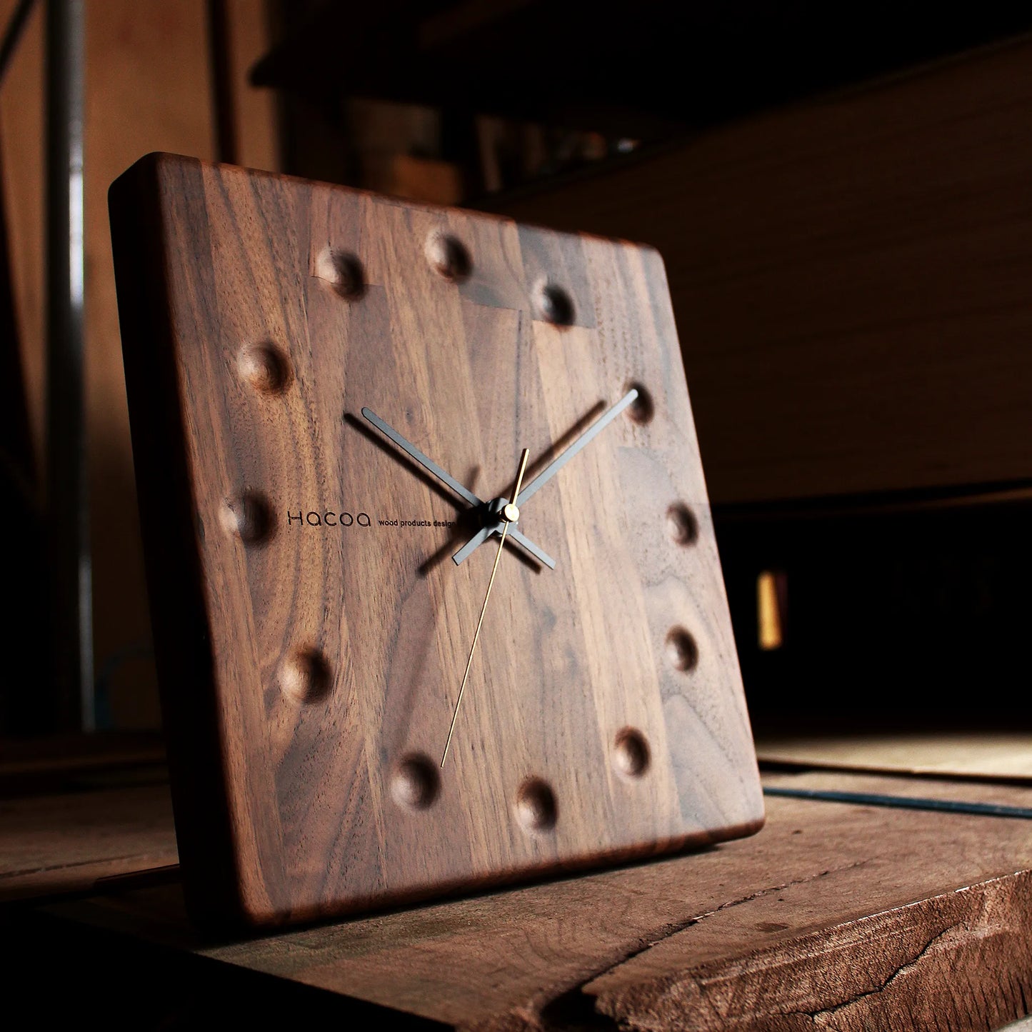 Wall Clock Block Stripe - Square