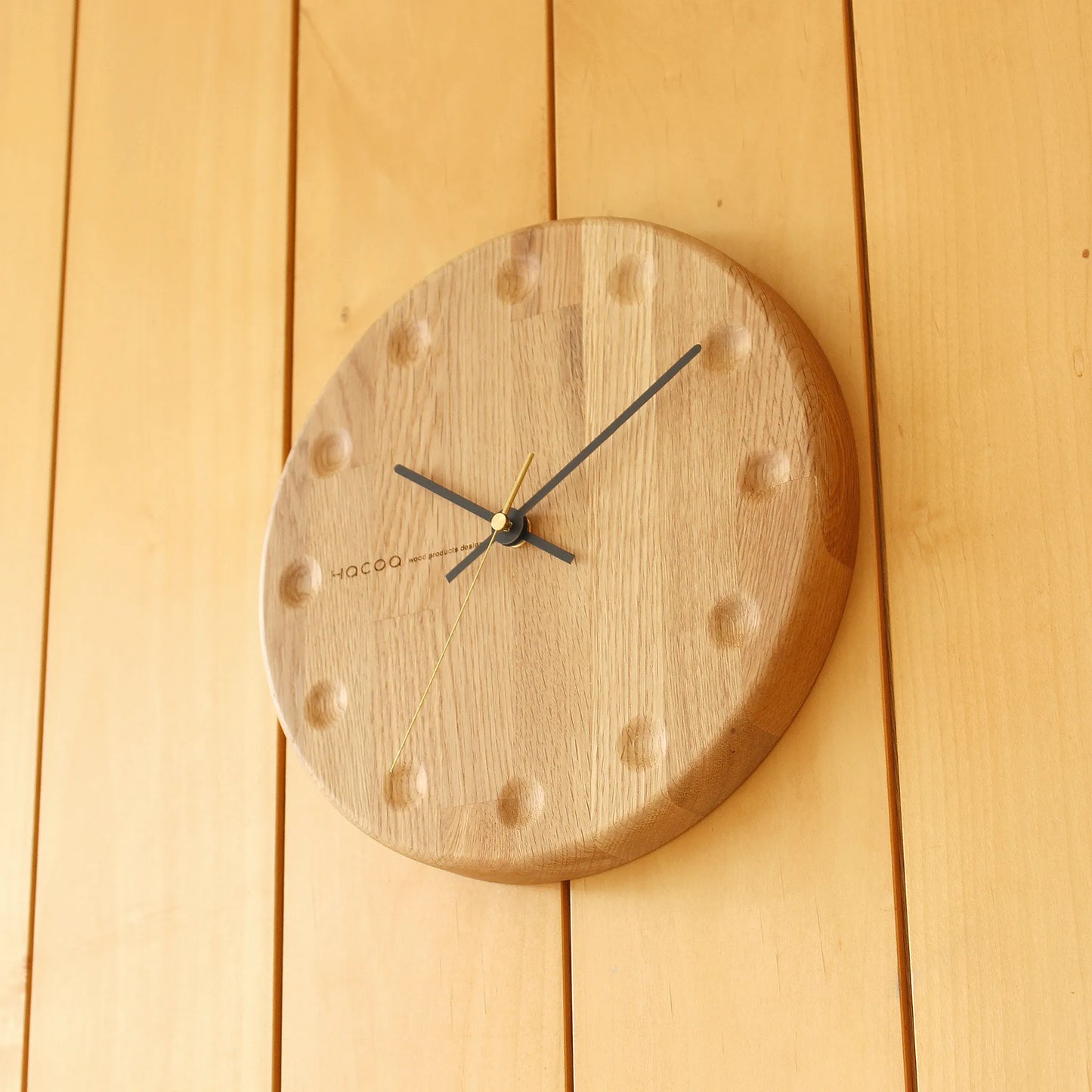 Wall Clock Block Stripe - Round