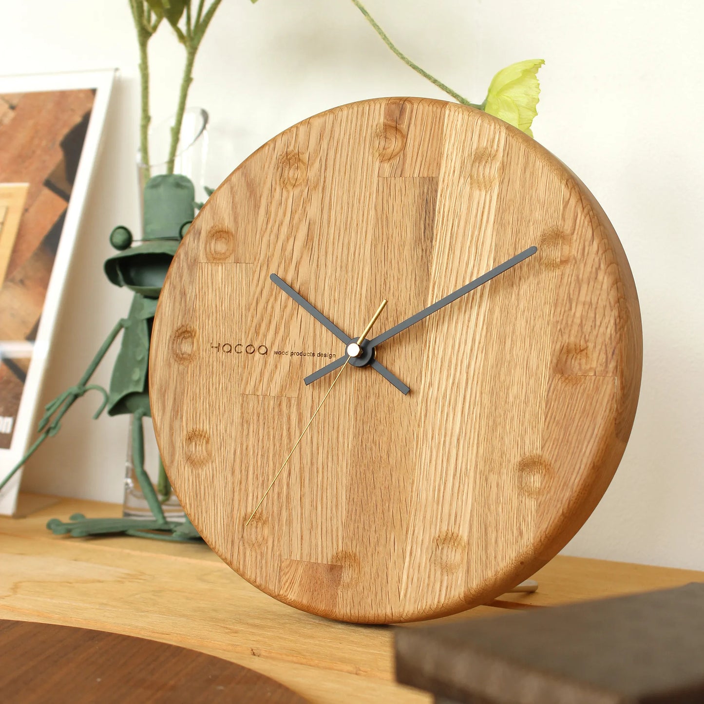 Wall Clock Block Stripe - Round
