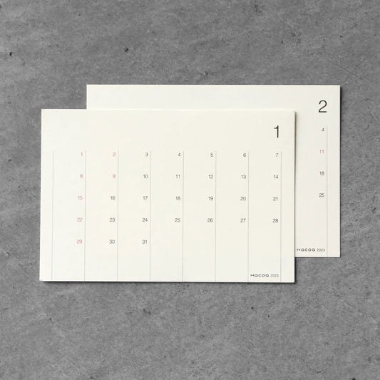 2027 Desk Calendar Refill (Paper Only)