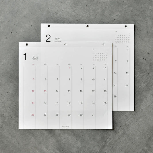 2026 Wall Calendar Refill (Paper Only)