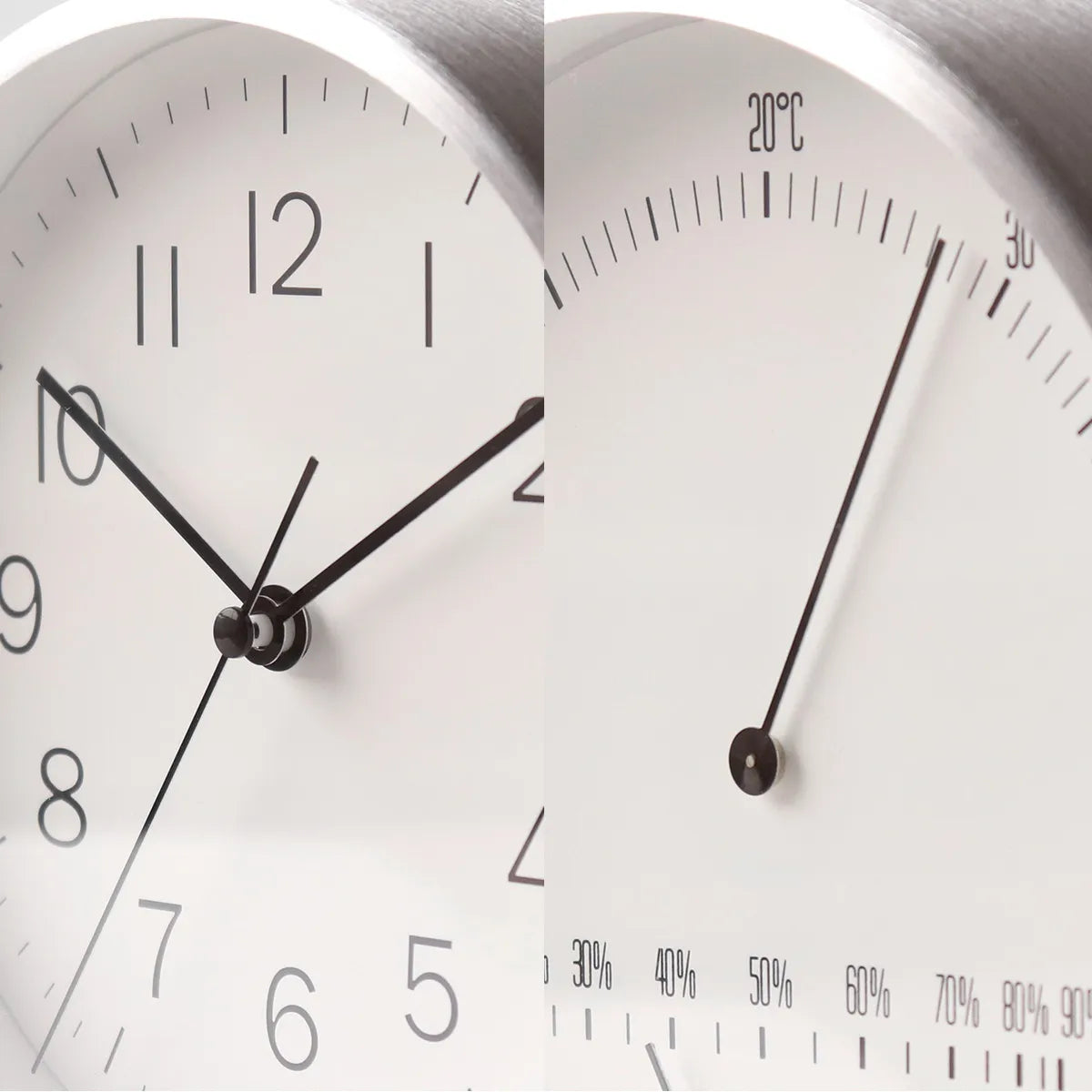 Wood Base Clock / T/H Meter