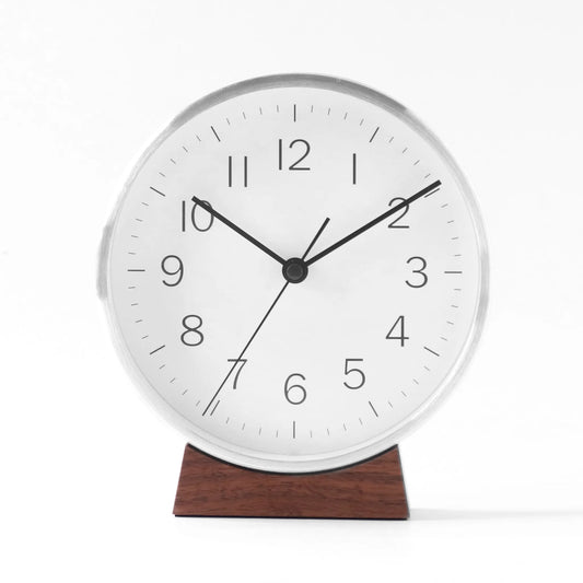 Wood Base Clock / T/H Meter